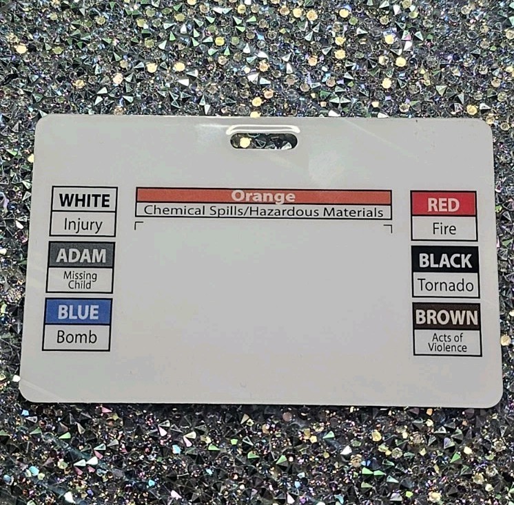 brand-new-never-worn-walmart-name-badge-silver-and-blue-10-years-of