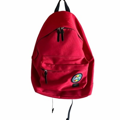 【激レア】PORTER × STUSSY Backpack バックパック Stussy x Porter Red Nylon Backpack Used Japan | eBay