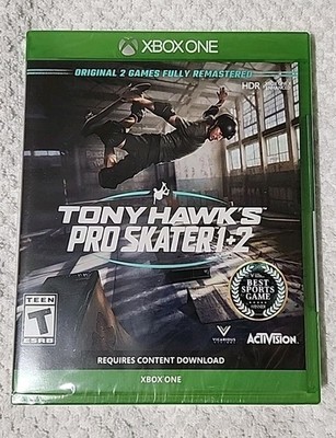 Activision Tony Hawk's Pro Skater 1+2 HDR Xbox One (Sealed New)