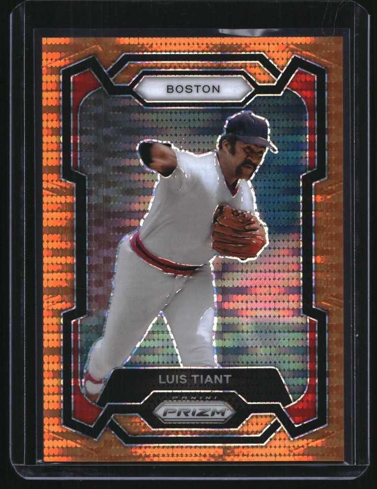 2024 Panini Prizm Orange Pulsar #5 Luis Tiant 086/399