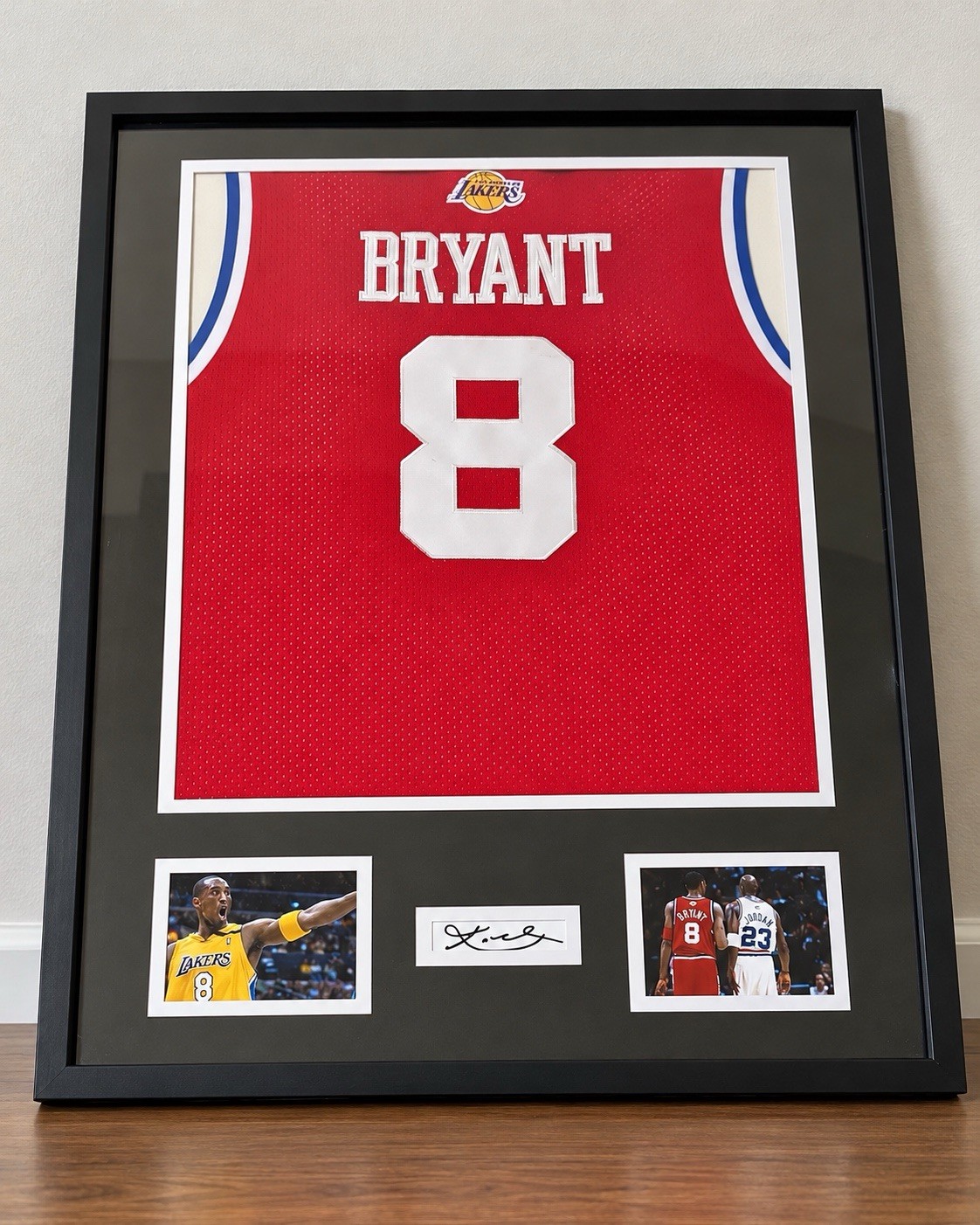 Kobe Bryant 2003 NBA All Star Signed Jersey Framed