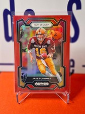 Nfl Panini Trading Cards Jake Plummer 2024 RED Prizm Draft Picks #36 /299