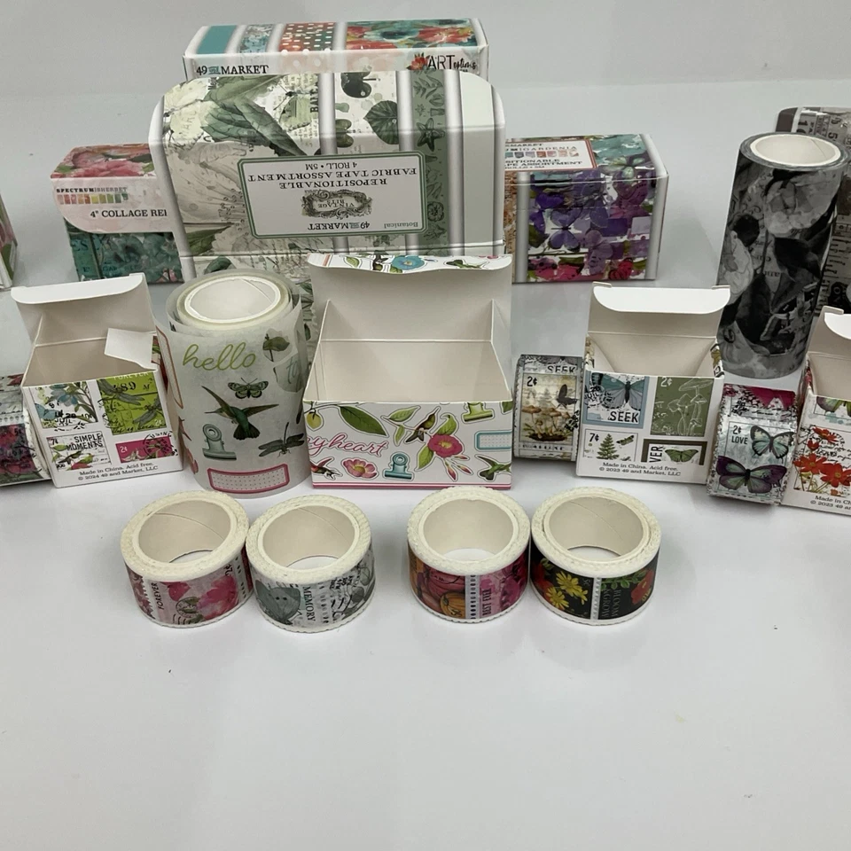 49 & Market Washi Tape - Huge Lot - 31 Rolls, Variety of sizes & styles - Image 3 of 4