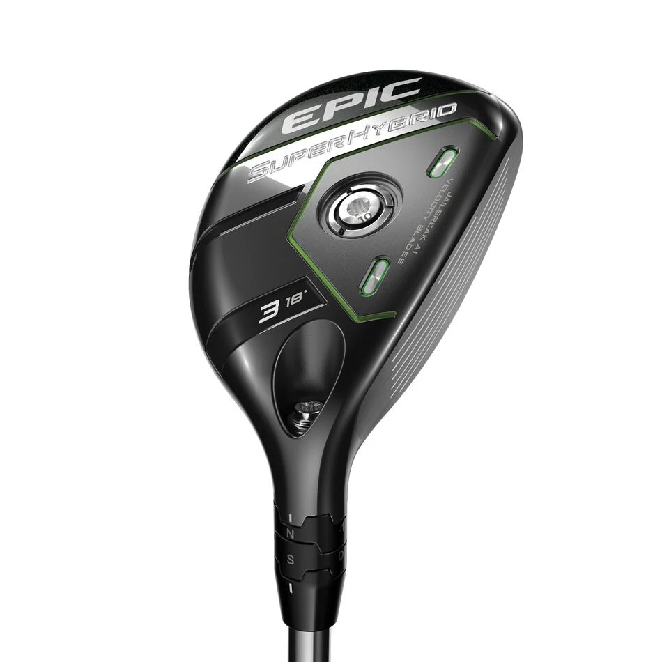 LEFT HANDED CALLAWAY 2022 EPIC SUPER 3 HYBRID GRAPHITE STIFF STANDARD