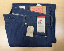NEW Original Levi's Men's 501 Shrink-To-Fit Jeans 40X30 Straight