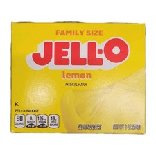 6-Pack Jell-O - Lemon 6 Ounce - Free Shipping - Family Size