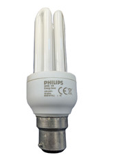 B22 BC 14w = 75w Philips Energy Saving Light Bulb Genie Bayonet B22 BC