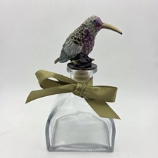 Cloisonne Hummingbird Brass Bottle Stopper