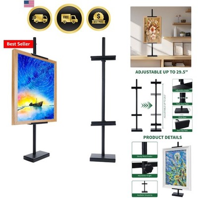 Tabletop Picture Frame Stand, Adjustable Easel Stand for Frames Up to 29'' H, ...