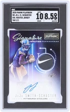 JuJu Smith-Schuster Steelers Signed 2020 Panini Playbook #SR-JS #1/1 SGC 8.5/10