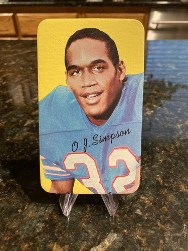 O.J. Simpson #24 card from 1970 Topps Super