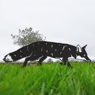Neue schwarze Eisen Silhouette Fuchs