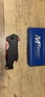 MTech USA Pocket Knife Straight Edge Folding Blade Black Red — photo 2