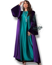 Long Kaftan Abaya Jalabiya Abaya Farasha Dubai Islamic Clothing Kaftan Abaya