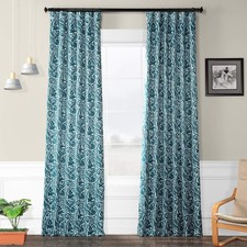 HPD Half Price Drapes Abstract Printed Room Darkening Curtains 96 Inches Long...