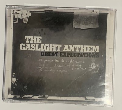 THE GASLIGHT ANTHEM Great Expectations 3 track Promo CD Press Sticker (2009)