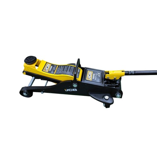 JCB 2T Low Profile Trolley Jack & Axle Stand Set w/ 1/2" Wrench 89-359mm Range - Picture 3 of 6