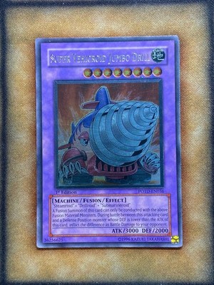 Yugioh Super Vehicroid Jumbo Drill POTD-EN036 Ultimate Rare 1st Ed LP