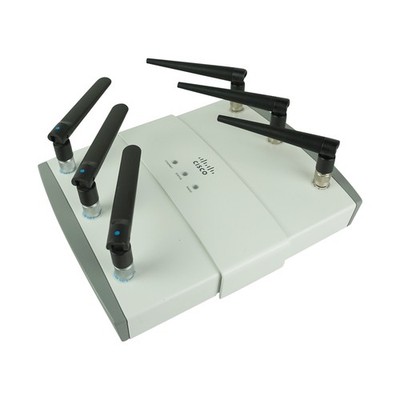 Cisco Systems AIR-AP1252AG-E-K9 Aironet Access Point 700-22943-01 und 6x Antenne