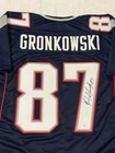 Rob Gronkowski New England Patriots Signed Football Jersey COA