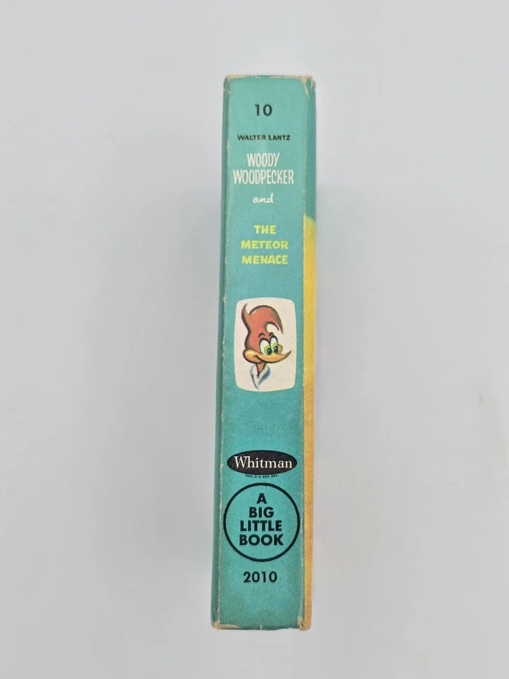 Vintage 1967 Woody Woodpecker and The Meteor Menace-Whitman-A Big Little Book Foto 2 de 4
