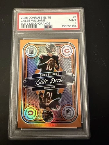 2025 Panini - Caleb Williams Elite Deck /199 PSA 9