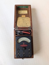 Vintage DC AvoMinor Multimeter in Original Fitted Wooden Case – 1930s/40s Parts