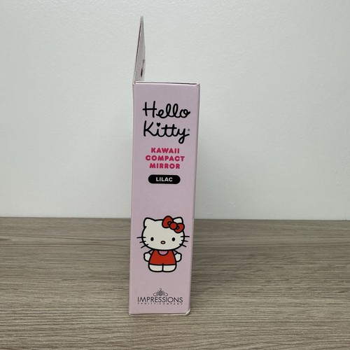IMPRESSIONS Hello Kitty Kawaii LED Compact Mirror MATTE LILAC BRAND NEW! - Picture 4 of 4