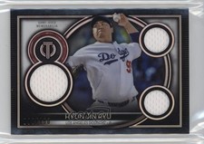 2020 Topps Tribute Triple Relics /150 Hyun-Jin Ryu #TTR-HJR i6j