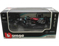 1/43 Mercedes-AMG F1W12 E Performance AMG 77 Black Green Diecast Model KS0560