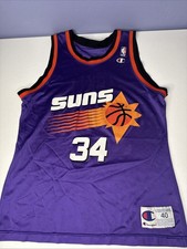 Charles Barkley Phoenix Suns Champion Jersey 90's Size 40 M Vintage Basketball