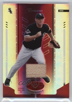 2004 Leaf Certified Materials Red Mirror Bat 69/250 Joe Crede #101 0v1