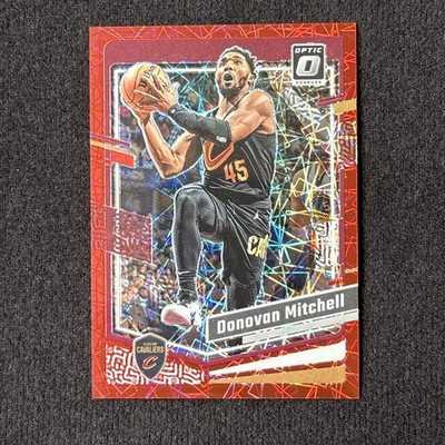 2023-24 Panini Donruss Optic Donovan Mitchell #26 Red Velocity Prizm /299