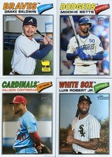 (54) 2026 Topps Heritage Chrome Lot Baldwin Crow Armstrong Piazza Ichiro Carroll