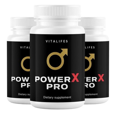 (3 Pack) PowerX Pro Advanced Male Support Max Supplement PowerXPro 60 Capsules