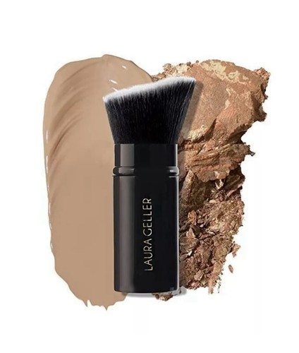 Laura Geller - Retractable Angled Kabuki Brush 100% NEW 100% AUTHENTIC