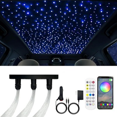 Twinkle Fiber Optic Light,20W Starlight Headliner Kit with APP/RF Remote Music M