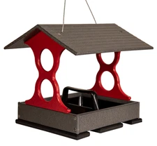 JCS Wildlife Medium Poly Fly Thru Platform Bird Feeder This feeder can either be