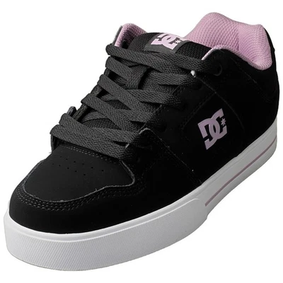 DC Shoes Pure Baskets Skate Trainers Femme Noir Lavande - 43 EU - Photo 1/4