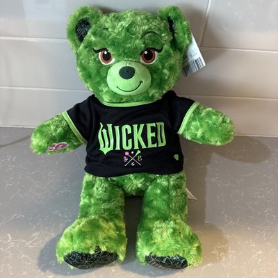 Build A Bear Wicked Elphaba Plush Teddy Bear Gift Idea 2024 BNWT