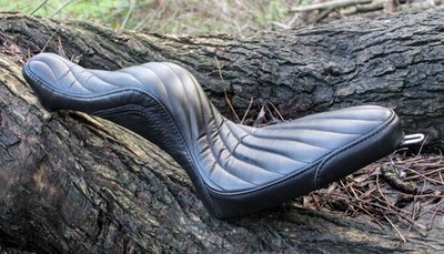 Custom Cobra Sitzbank für Starrrahmen Bobber Chopper Harley Triumph etc