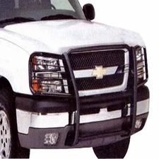 Trail FX 81201 Grille Guard - Powder Coated Gloss Black Steel For Silverado 1500