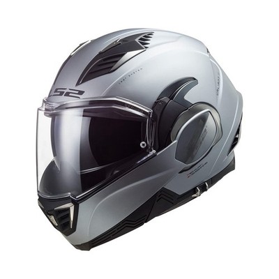 LS2 Helmets Valiant II Modular Helmet X-Small Matte Silver