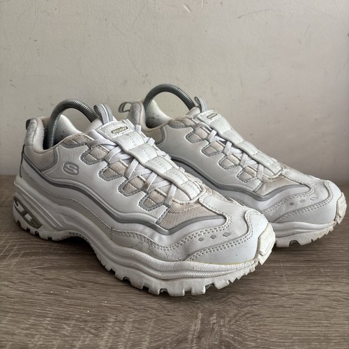 Skechers Sport Womens Size UK 5.5 Slip In Trainer’s White Diamond Comfort Walk - Picture 14 of 24
