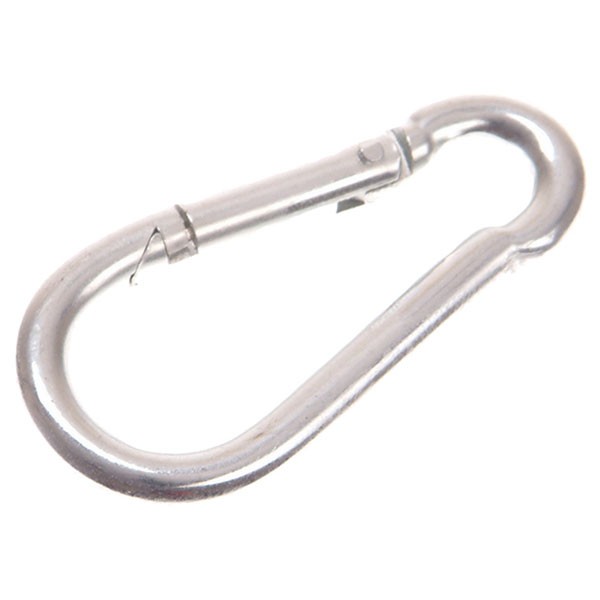 Faithfull Fire Brigade Snap Hook Stainless Steel 6mm (Pack 2)