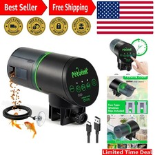 Smart Interval Automatic Fish Feeder with USB Charging&mdash;Ideal for Any Tank