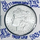 1878 S BU UNCIRCULATED MORGAN SILVER DOLLAR AUTHENTIC U.S.MINT FREESHIPPING 5286