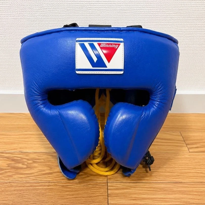 Winning ヘッドギア L ブルーフェイスガード 新品未使用 箱付き