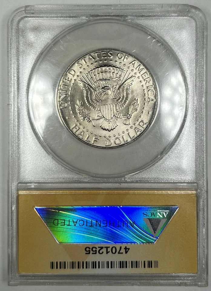 2006-P Kennedy Half Dollar Anacs MS67 - Rare In This Condition! - Image 2 of 2