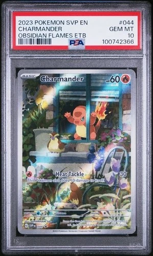 PSA 10 - 2023 Pokemon Obsidian Flame CHARMANDER #044 (2366)